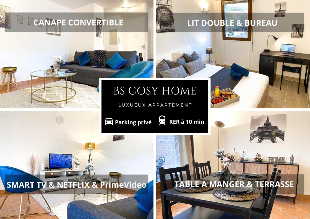 Luxueux Appartement Evry Centre - Parking - Rer A 10 Min Courcouronnes Exterior photo